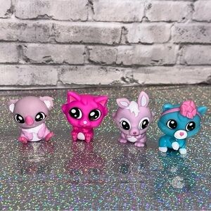 BLIP MINIATURE TIC TAC TOY 2" FIGURES Lot of 4